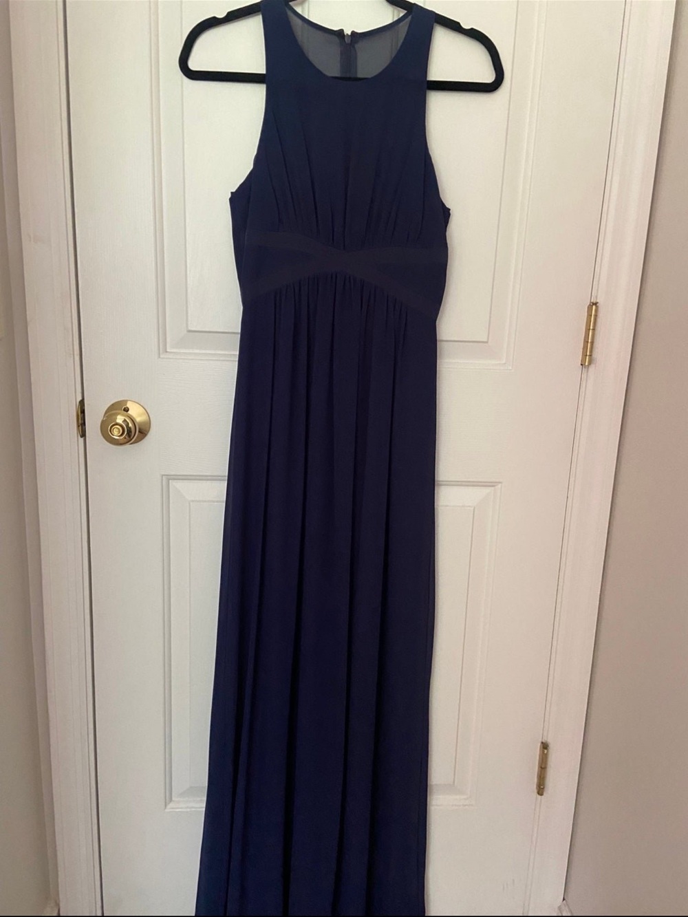 BCBGeneration Navy Blue Sleeveless Maxi Dress